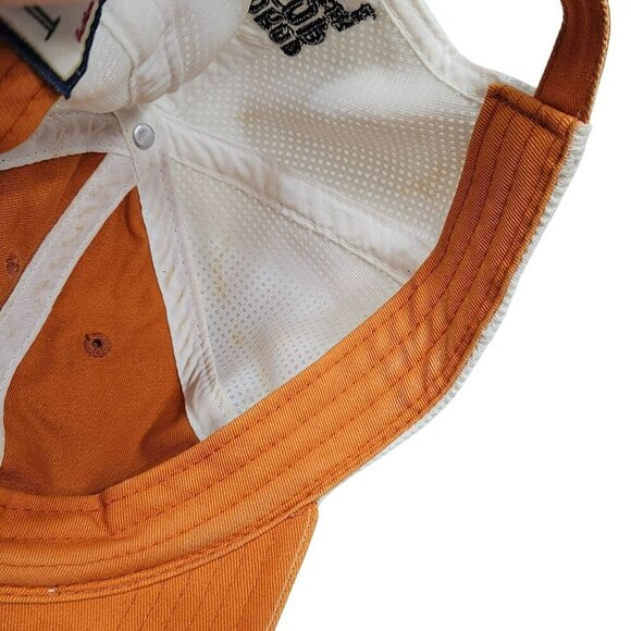 Drop Top Amber‎ Ale Mesh Trucker Hat Adjustable Fit White Orange Dog Embroidery - Picture 9 of 9